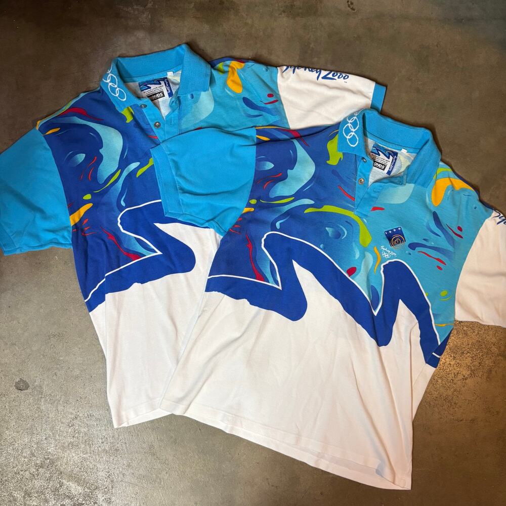 Vtg Sydney, AUS 2000 Summer Olympics Volunteer Polo Shirt Bundle XL